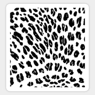 Albino Wild Cat print pattern Sticker